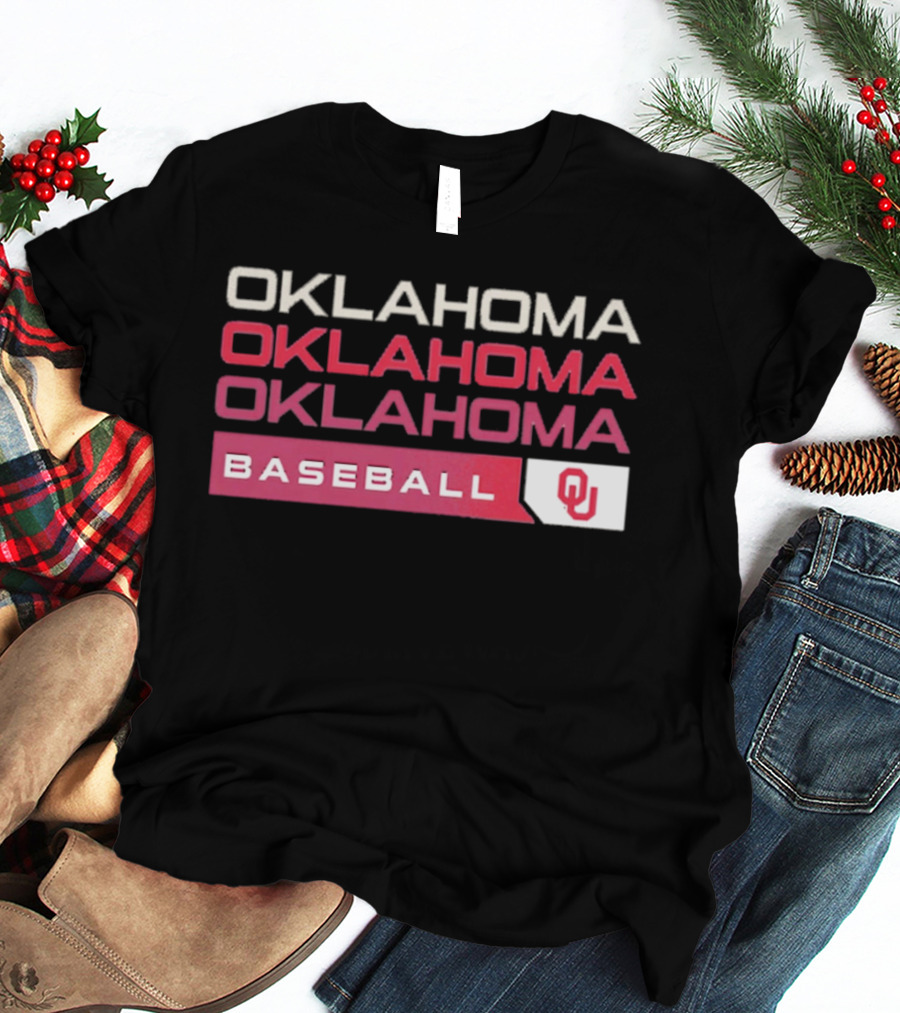 Oklahoma Sooners Baseball 2026 Tri Blend Hype T-Shirt