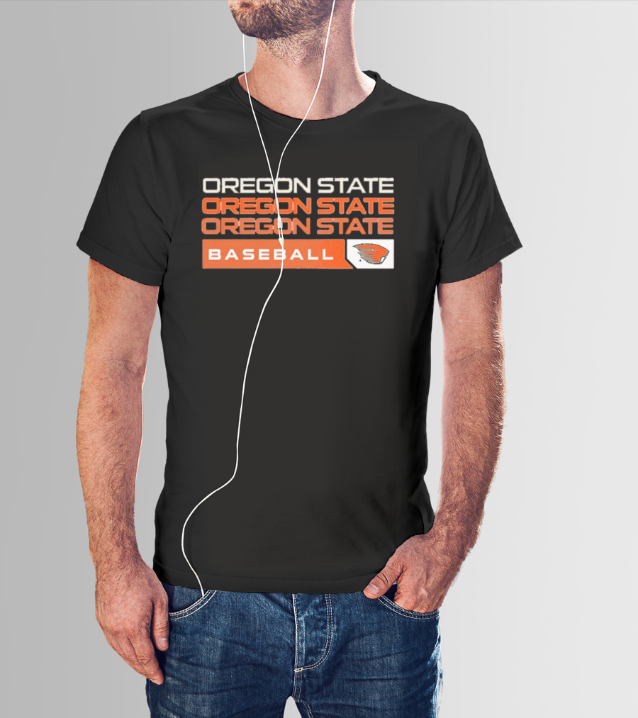 Oregon State Beavers College Baseball 2026 Tri Blend T-Shirt