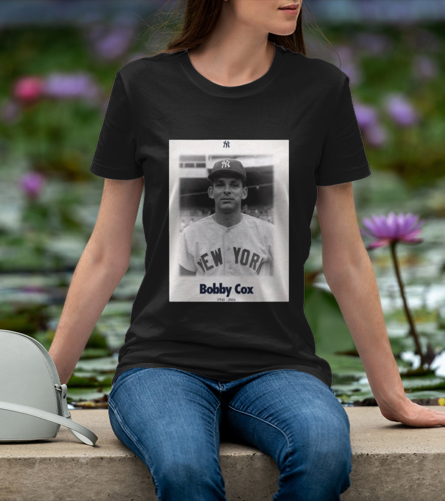 New York Yankees Bobby Cox 1941 2026 T-Shirt