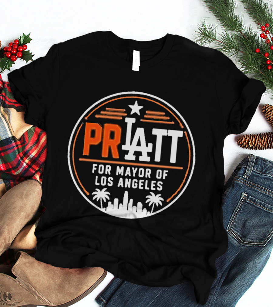 Pratt For Mayor Of Los Angeles 2026 Election Campaign T-Shirt