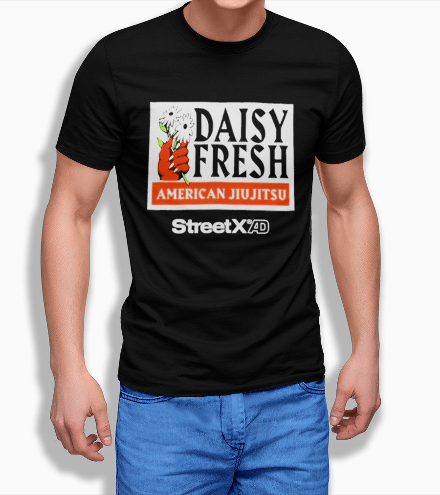 Daisy Fresh American Jiu Jitsu StreetxAD Collaboration T-Shirt