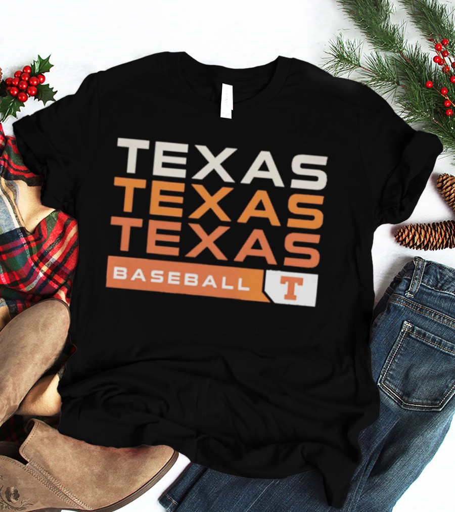 Texas Longhorns Texas Texas Texas Baseball 2026 T-Shirt