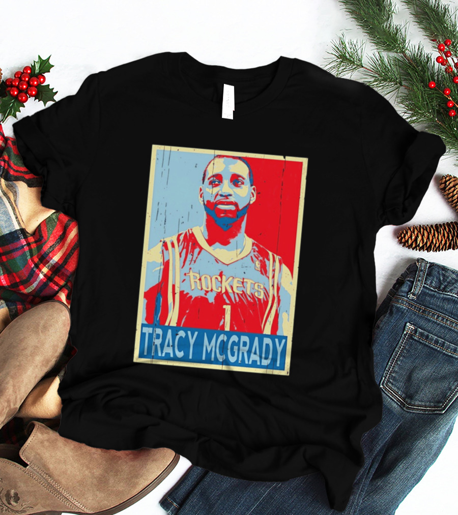 Tracy McGrady Rockets Houston NBA Basketball T-Shirt
