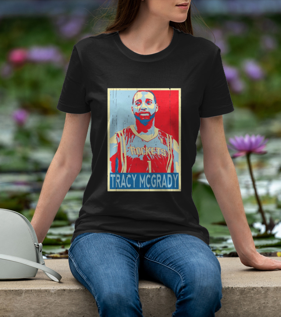 Tracy McGrady Rockets Houston NBA Basketball T-Shirt