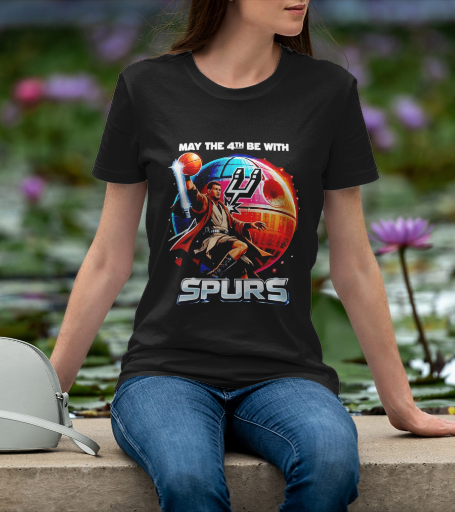 May The 4th Be With You Spurs Star Wars Victor Wembanyama T-Shirt