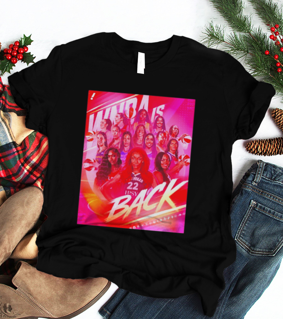 WNBA Is Back 30th Season Highlights Las Vegas Basketball Stars T-Shirt