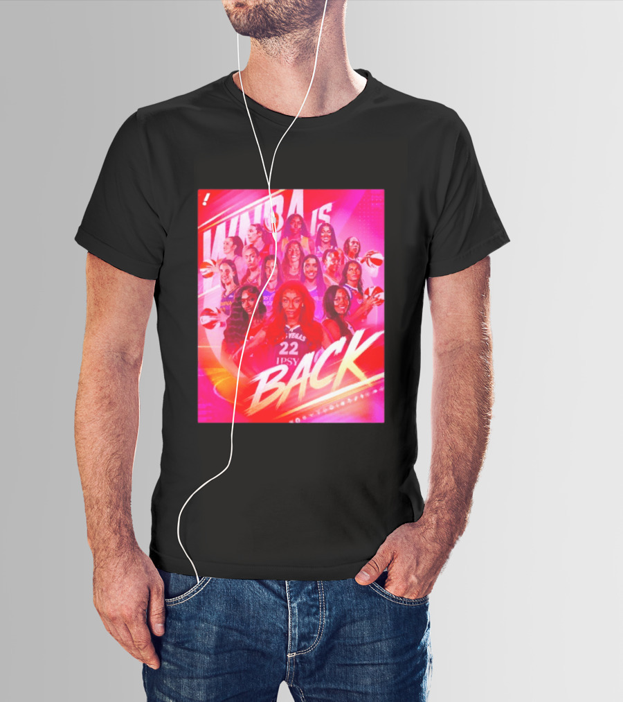 WNBA Is Back 30th Season Highlights Las Vegas Basketball Stars T-Shirt