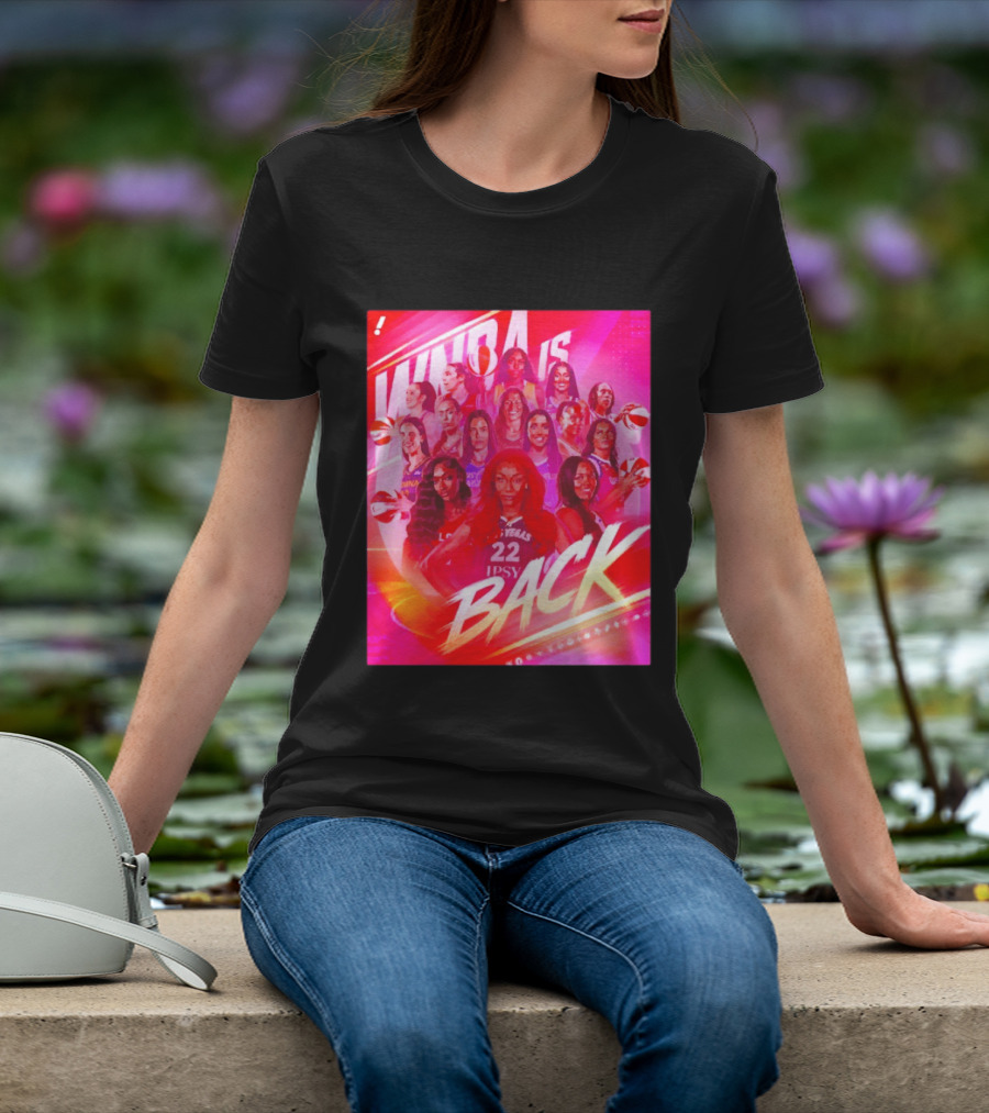 WNBA Is Back 30th Season Highlights Las Vegas Basketball Stars T-Shirt