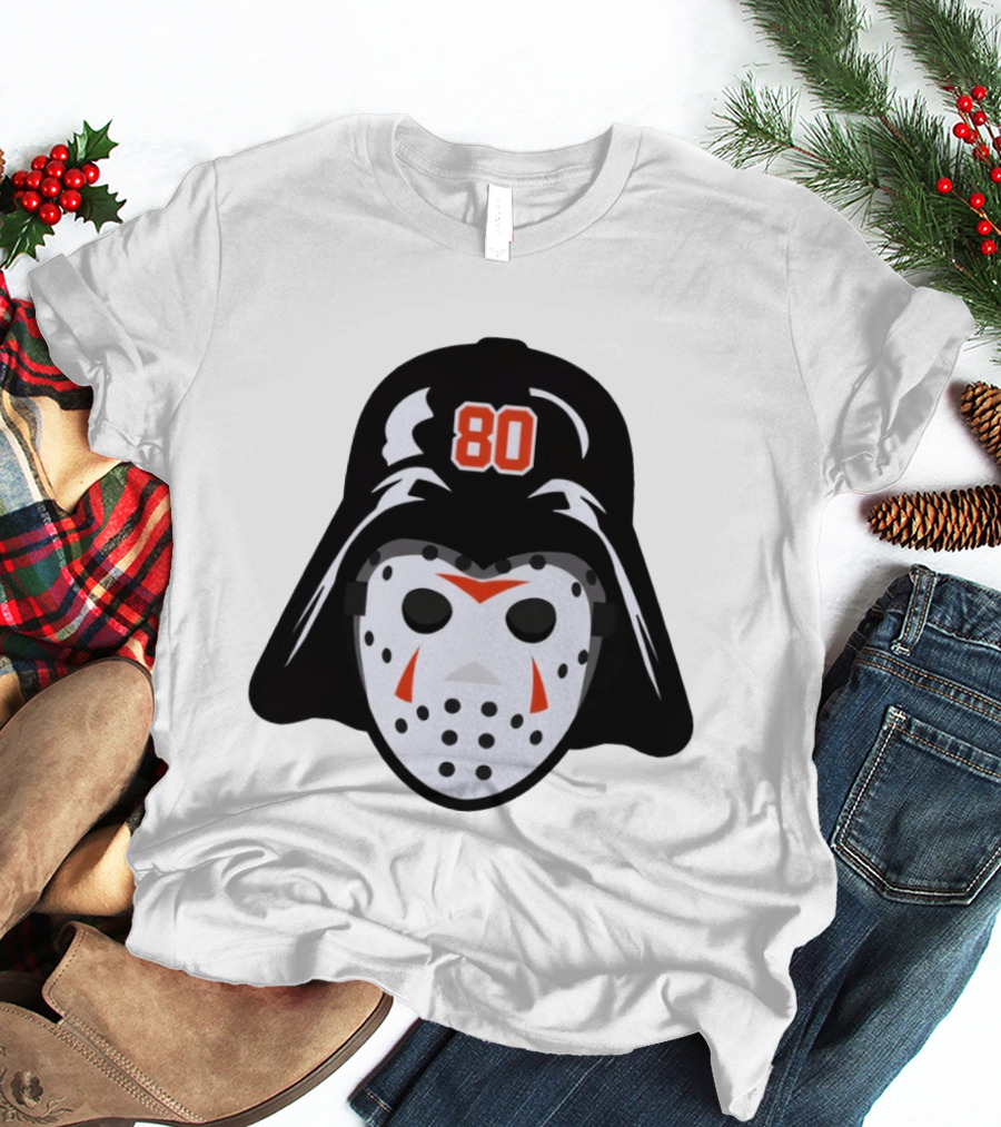 Dan Vladar Darth Vladar Mask 80 Philadelphia Flyers Hockey T-Shirt