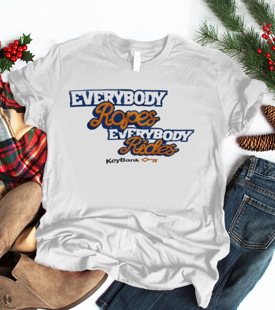 Everybody Ropes Everybody Rides KeyBank Buffalo Sabres NHL Hockey T-Shirt