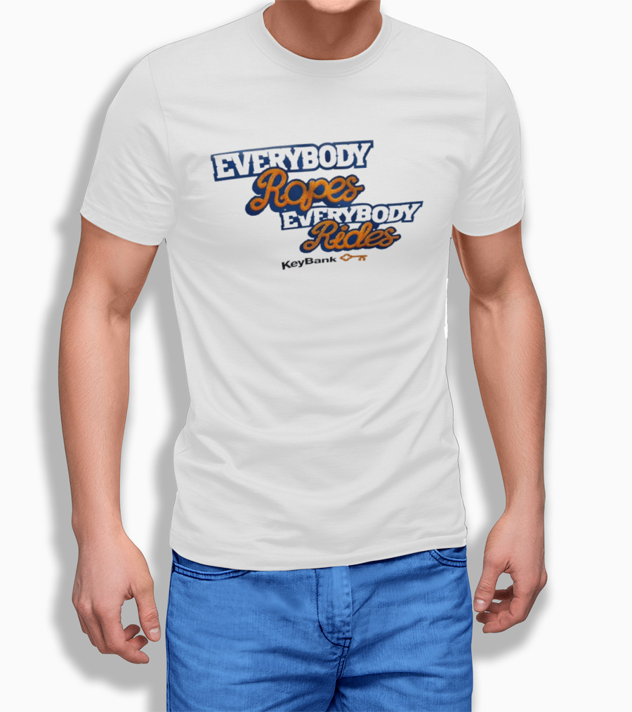 Everybody Ropes Everybody Rides KeyBank Buffalo Sabres NHL Hockey T-Shirt