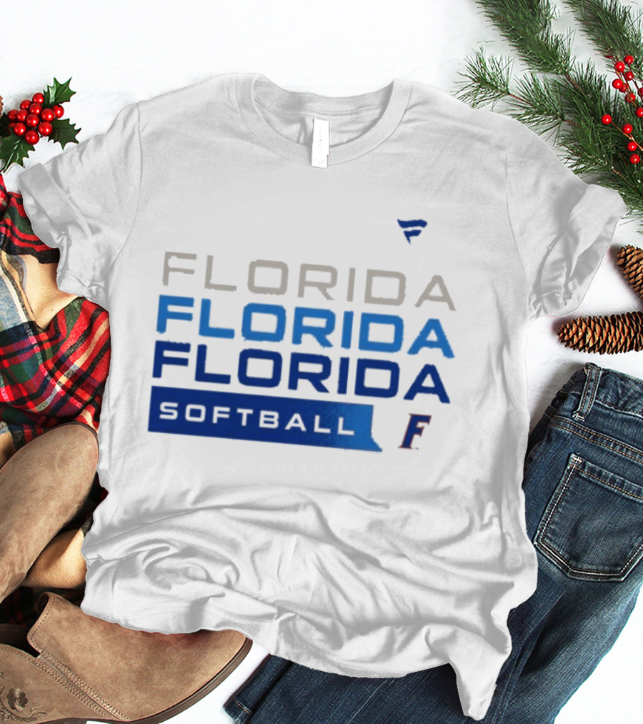 Florida Gators Softball Tri Blend Hype College F T-Shirt