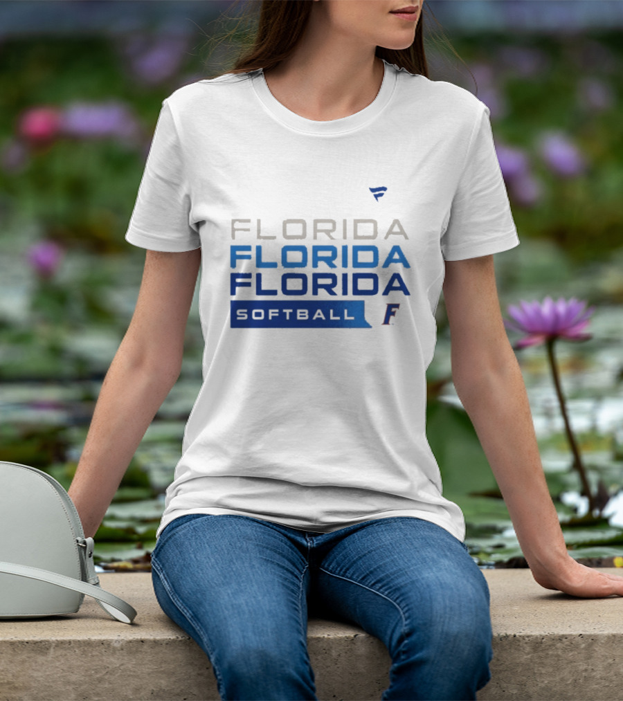 Florida Gators Softball Tri Blend Hype College F T-Shirt