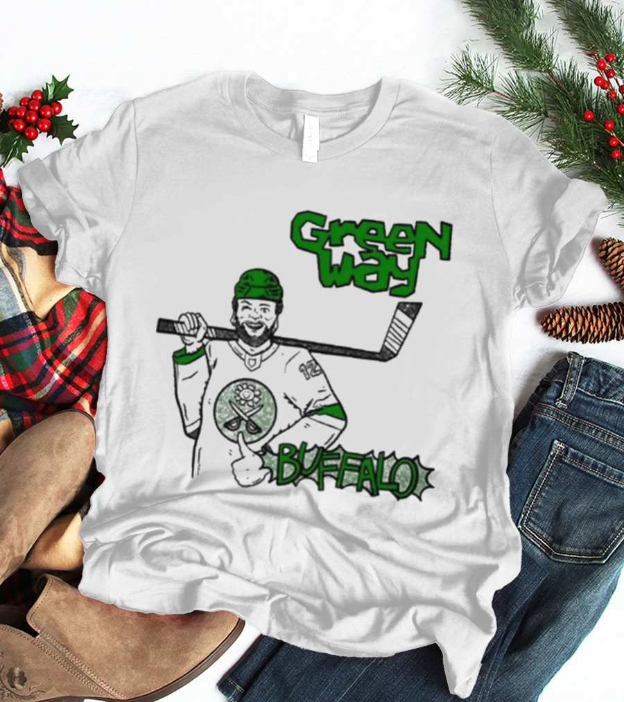 Green Way Hockey Buffalo Player T-Shirt