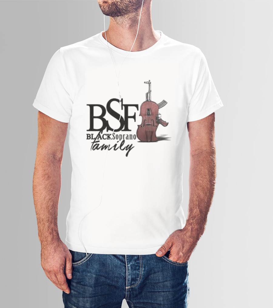 BSF Black Soprano Family Violin T-Shirt