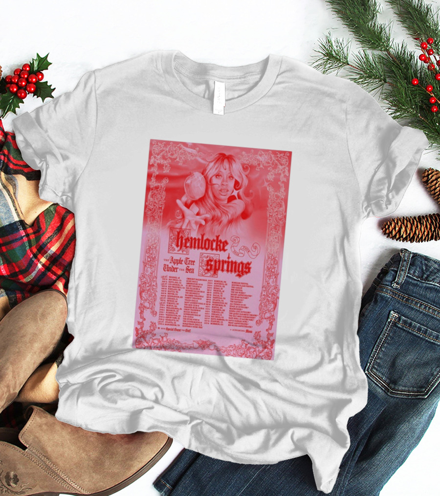 Hemlocke Springs The Apple Tree Under The Sea Tour 2026 T-Shirt