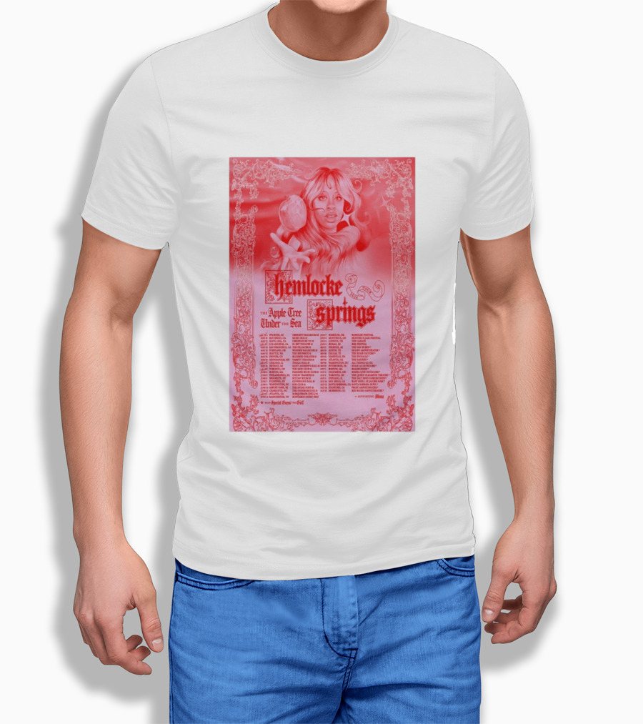 Hemlocke Springs The Apple Tree Under The Sea Tour 2026 T-Shirt
