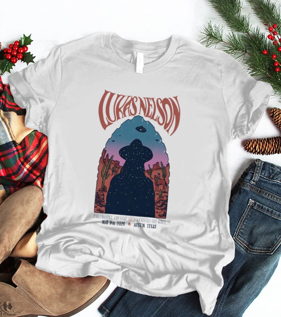 Lukas Nelson 60th Anniversary Show May 9 2026 Austin Texas T-Shirt