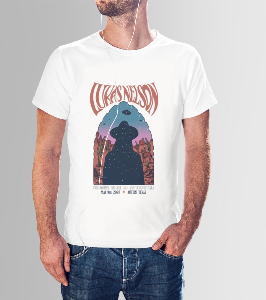 Lukas Nelson 60th Anniversary Show May 9 2026 Austin Texas T-Shirt