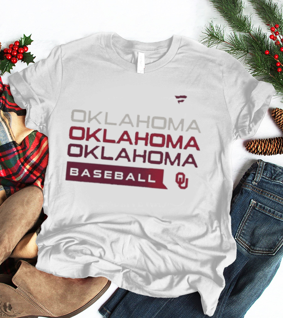 Oklahoma Baseball Tri Blend Fan Gear T-Shirt