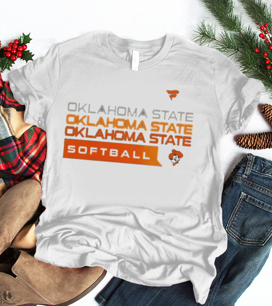 Oklahoma State College Softball Cowboys Hype Tri Blend T-Shirt