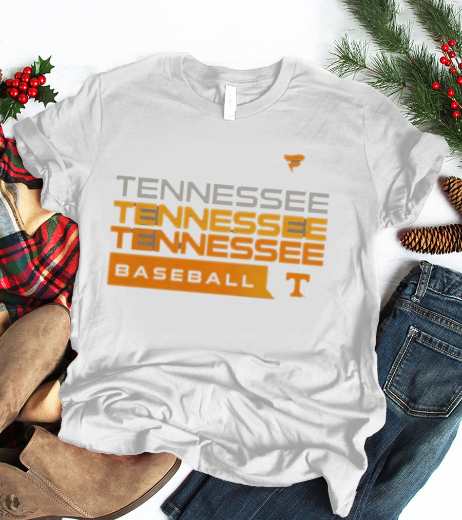 Tennessee Volunteers Baseball Tri Blend Hype Official College Gear T-Shirt