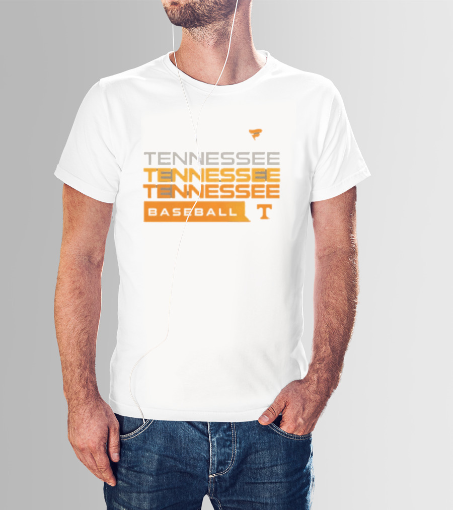 Tennessee Volunteers Baseball Tri Blend Hype Official College Gear T-Shirt