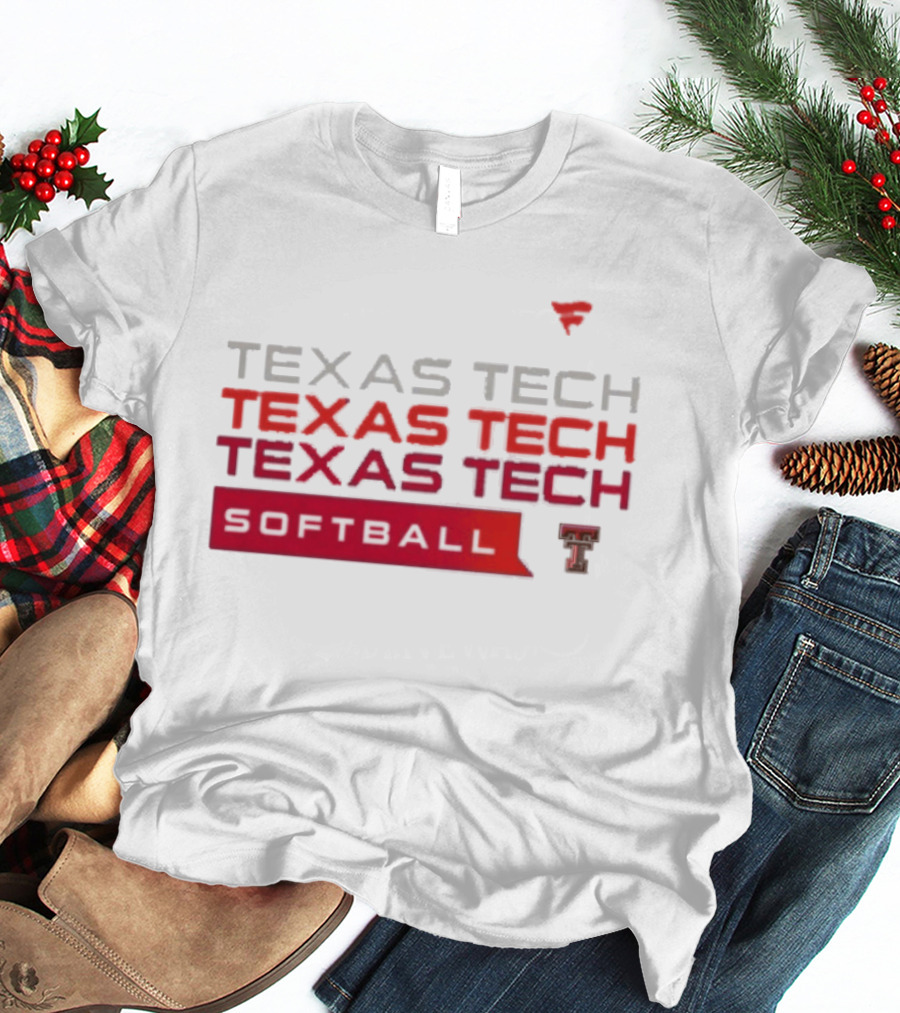 Texas Tech Red Raiders Softball Tri Blend College Hype T-Shirt