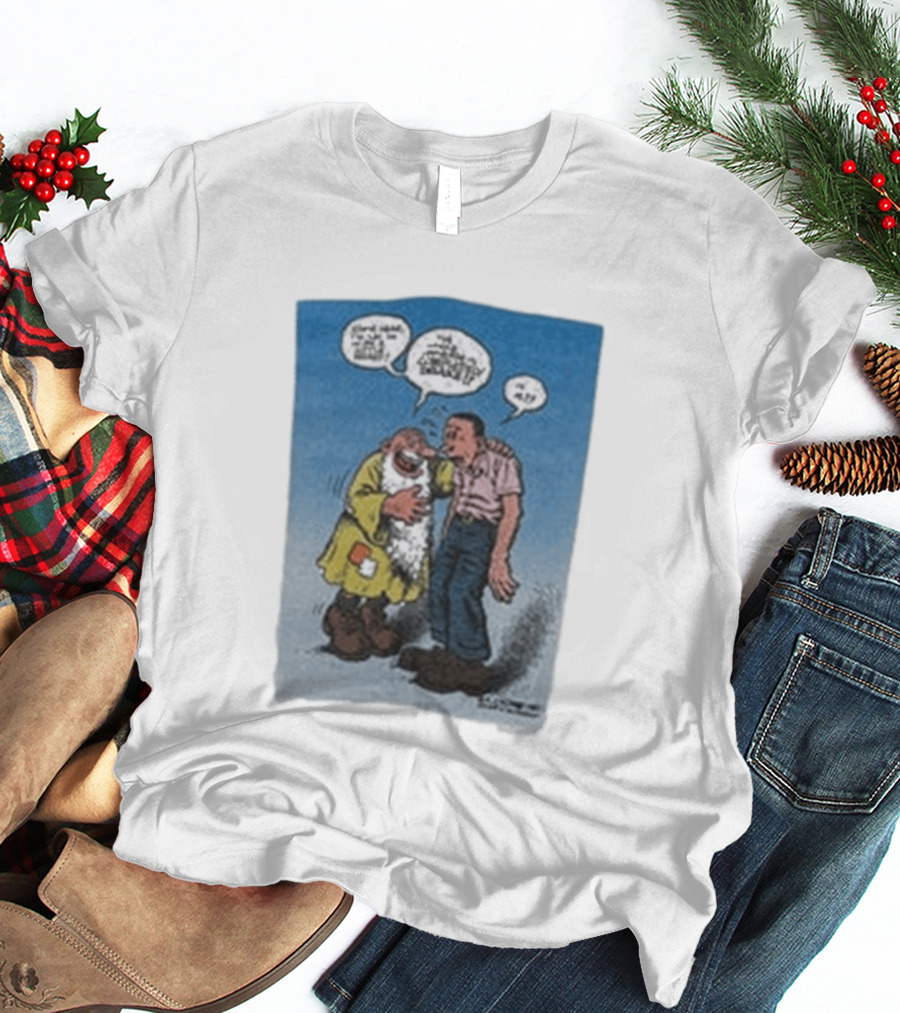 Barn Owl Seattle 1987 R. Crumb Mr Natural Comic Speech Bubbles T-Shirt