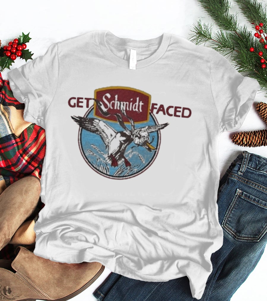 Schmidt Beer Get Schmidt Faced Goose T-Shirt