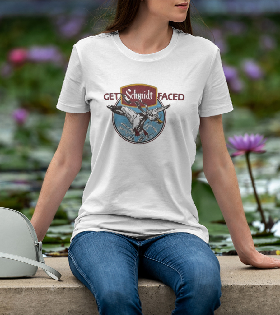 Schmidt Beer Get Schmidt Faced Goose T-Shirt