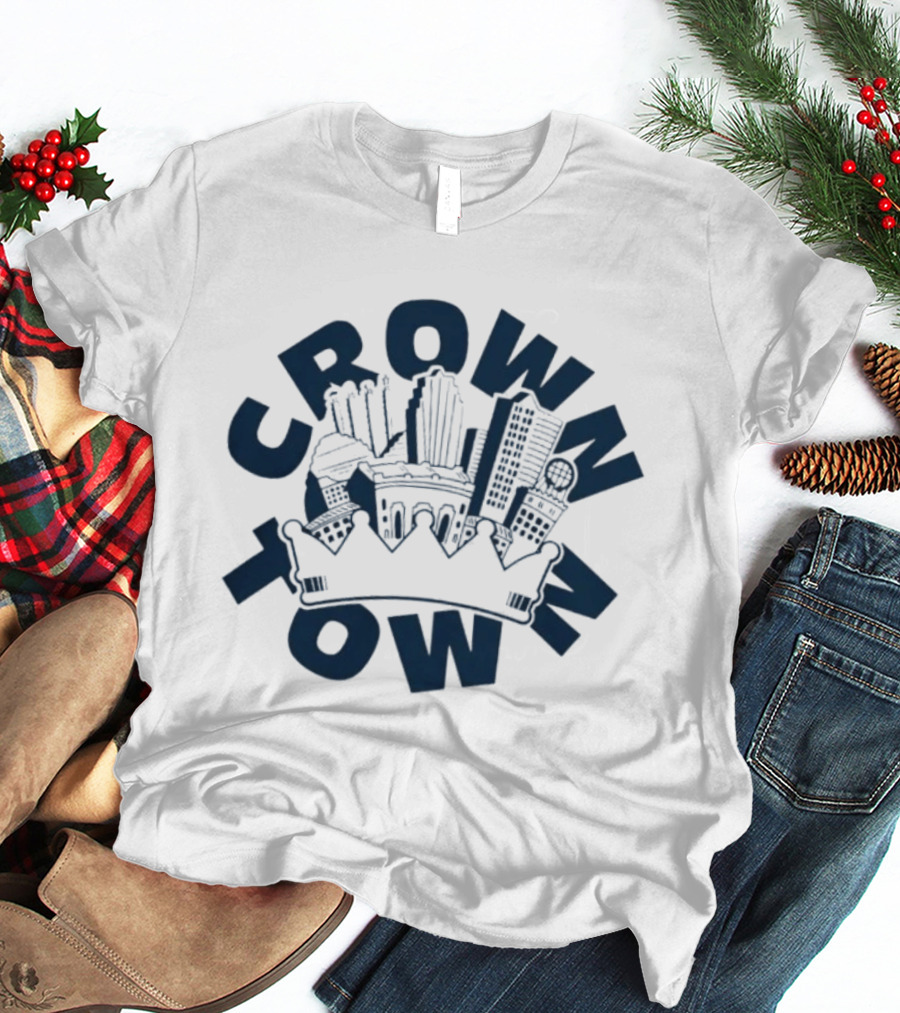 Kansas City Crown Town Skyline Architecture T-Shirt