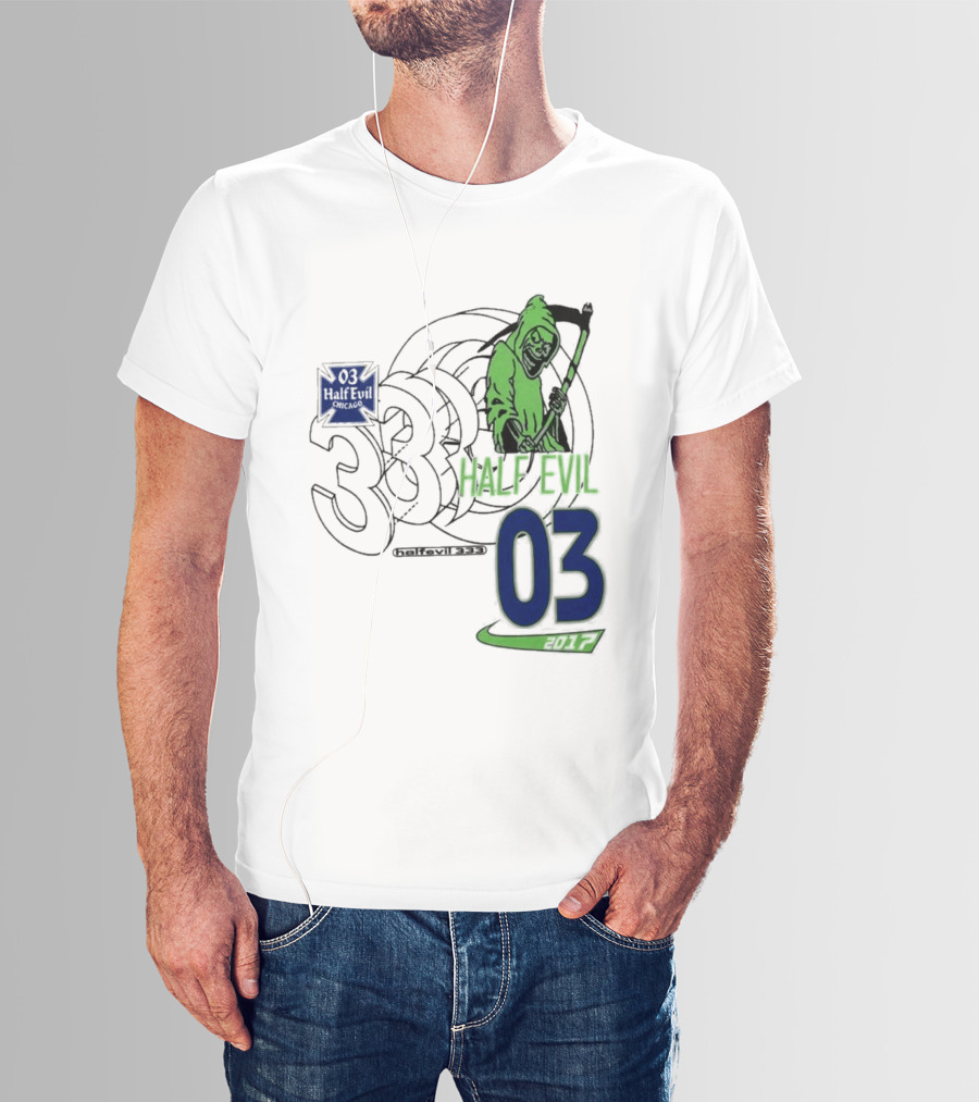 Halfevilco 333 Male Evil 03 Grim Reaper T-Shirt