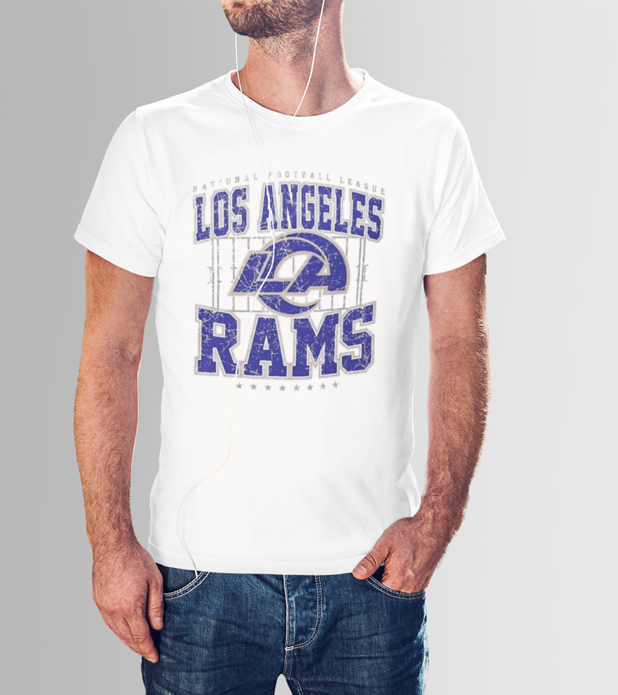 National Football League Los Angeles Rams Distressed Starter T-Shirt