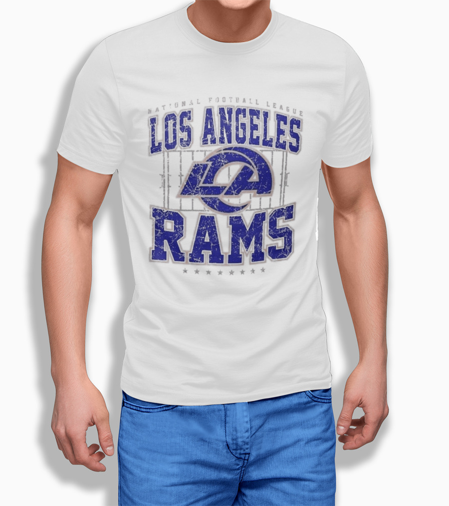 National Football League Los Angeles Rams Distressed Starter T-Shirt