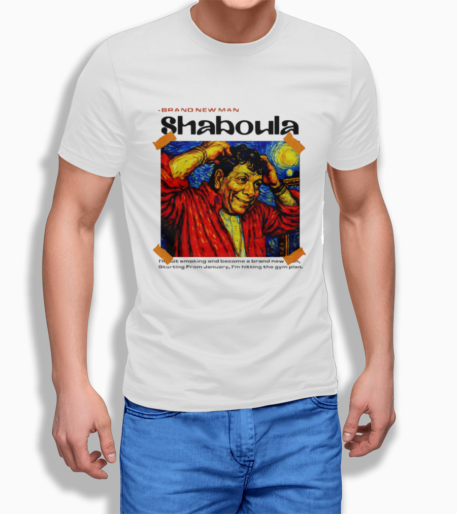 Van Gogh Style Shaboula Brand New Man T-Shirt