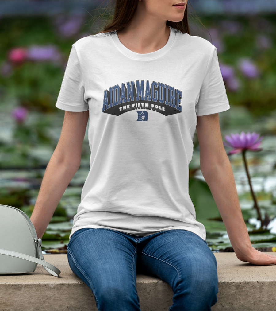 Aidan Maguire Duke Lacrosse The Fifth Pole Blue Devil T-Shirt