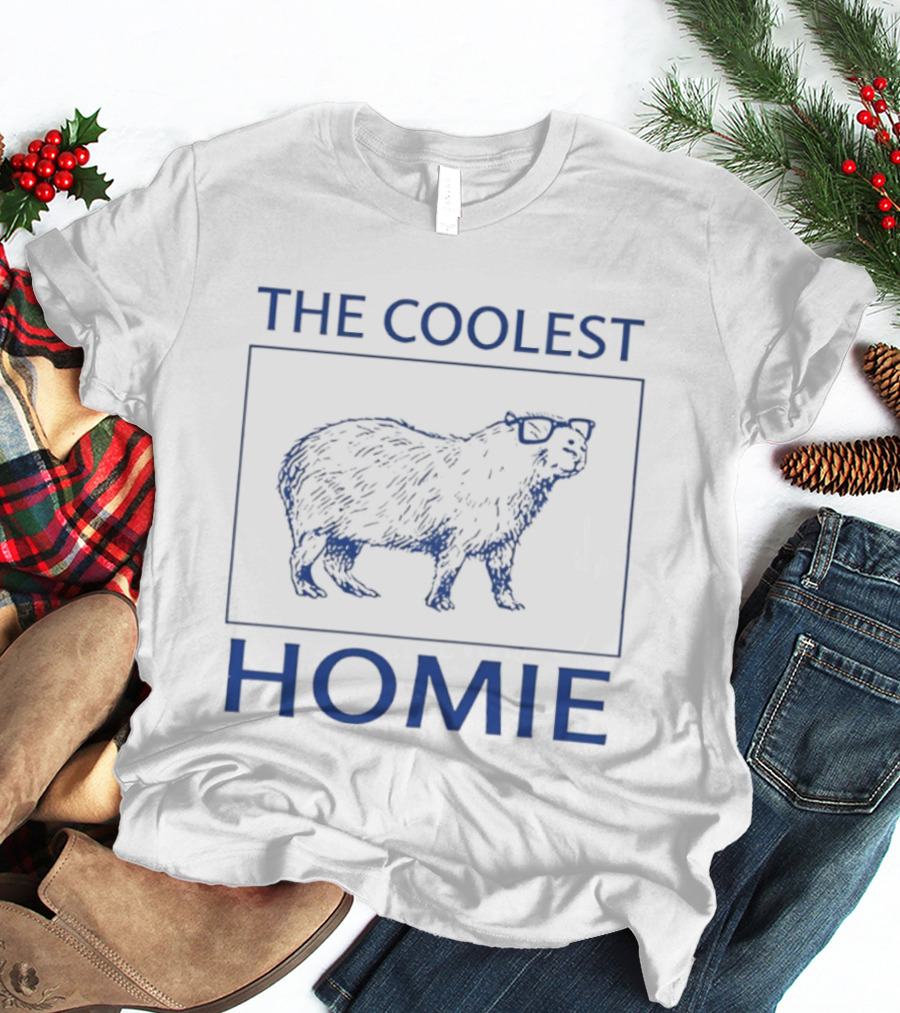 The Coolest Homie Capybara T-Shirt