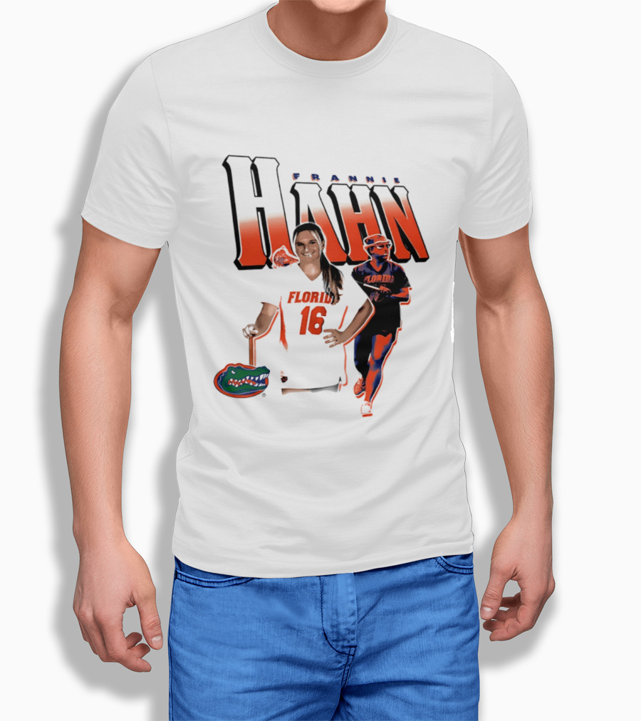 Florida Gators Lacrosse Frannie Hahn Number 16 Sports Team T-Shirt