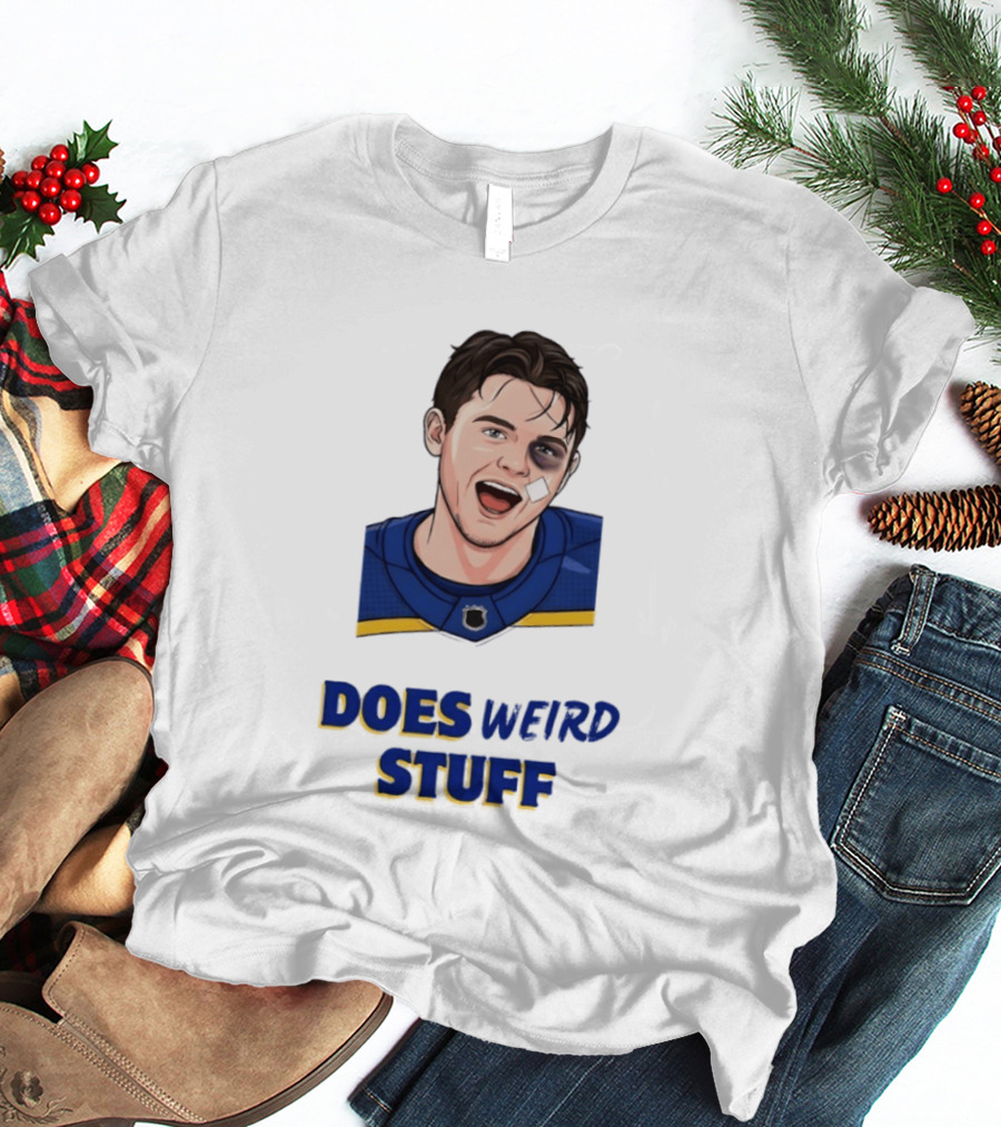 Jordan Binnington St. Louis Blues Does Weird Stuff T-Shirt