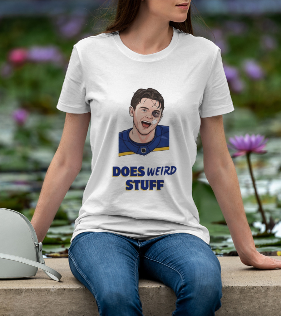Jordan Binnington St. Louis Blues Does Weird Stuff T-Shirt