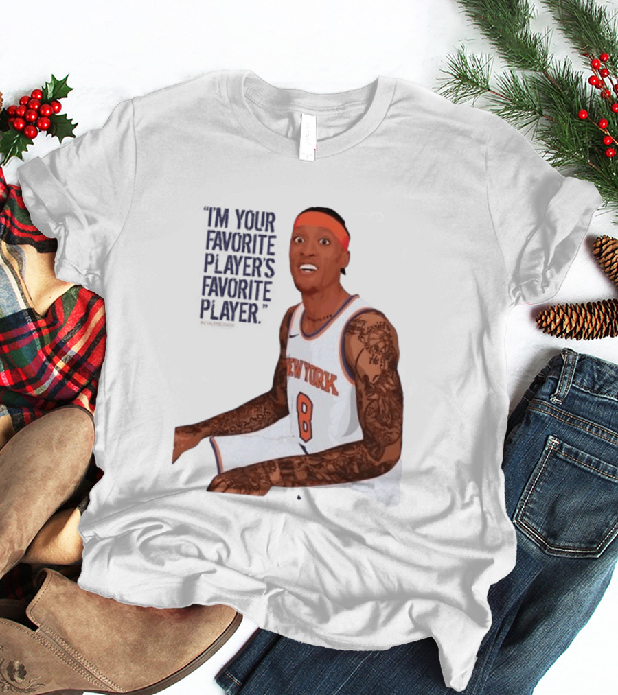 Michael Beasley I'm Your Favorite Player's Favorite Player New York Basketball 8 Tattoos T-Shirt