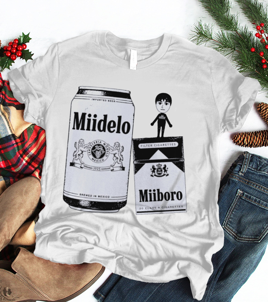Miidelo Miiboro Tomodachi Life Mii Modelo Marlboro T-Shirt