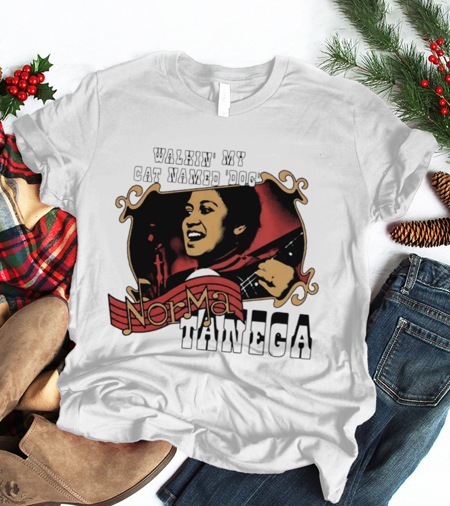 Norma Tanega Walkin' My Cat Named Dog T-Shirt