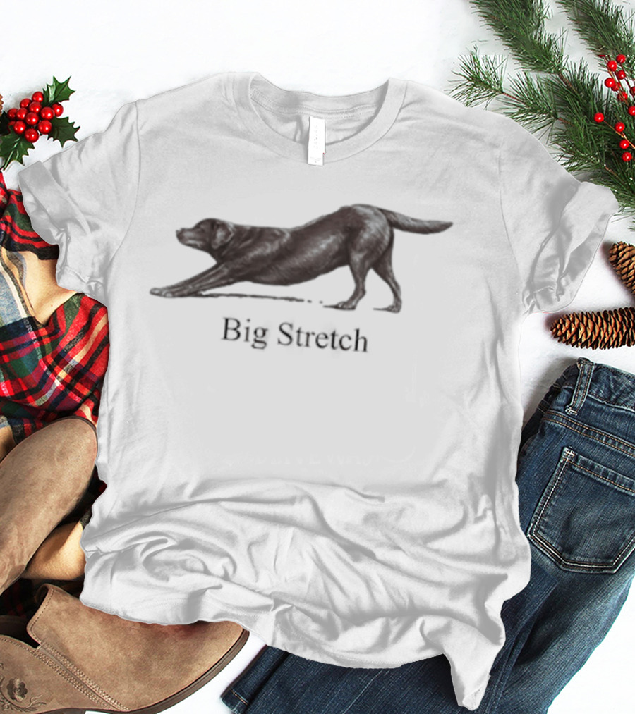 Big Stretch Labrador Retriever Stretching Pose T-Shirt