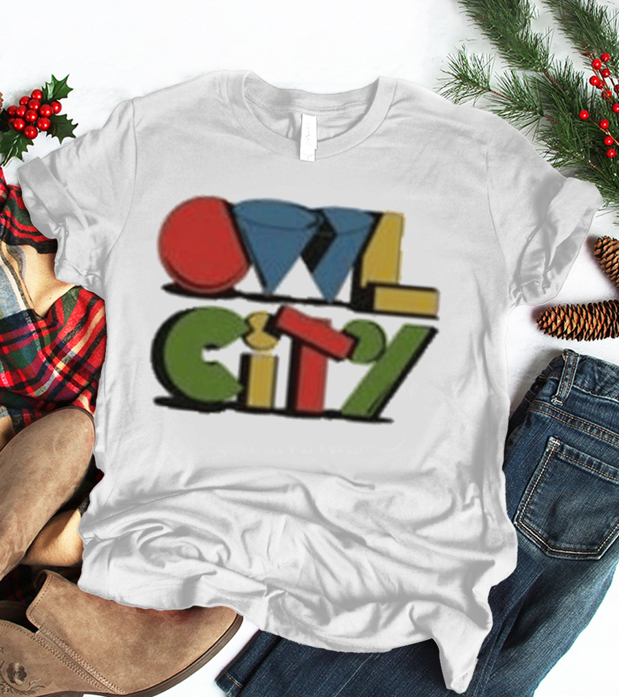 Owl City Colorful Synthpop Dreamscape T-Shirt