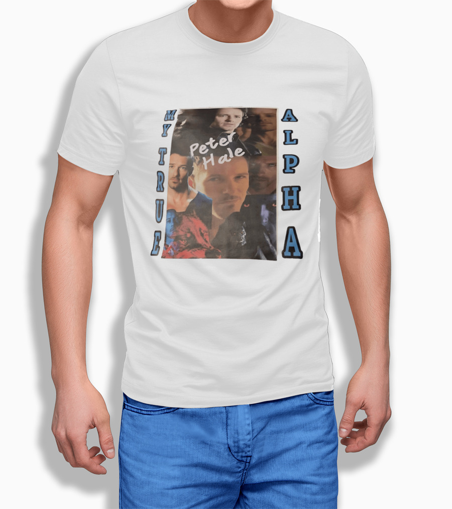 Peter Hale My True Alpha Collage With Photo Montage T-Shirt