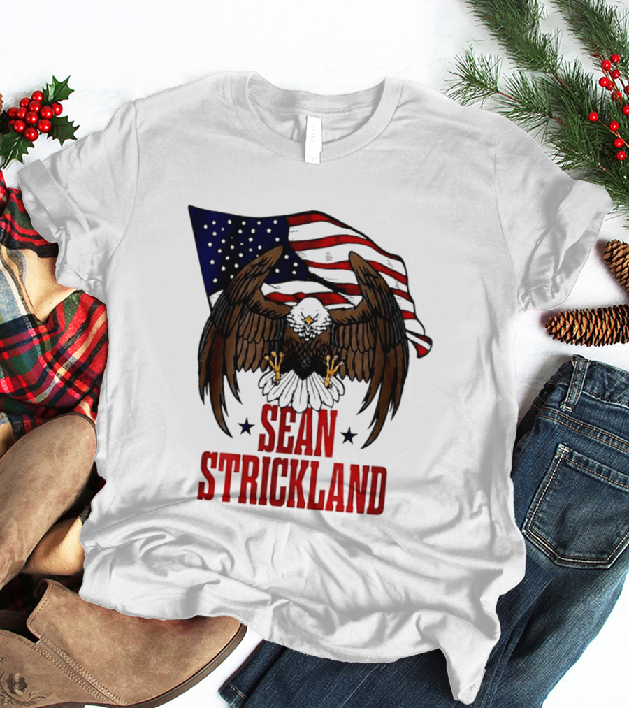 American Flag Eagle Sean Strickland UFC The Great American Hope T-Shirt