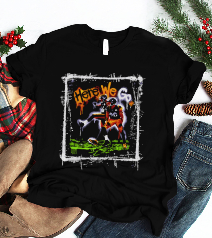 T.J. Watt Here We Go Pittsburgh Steelers Football Players T-Shirt