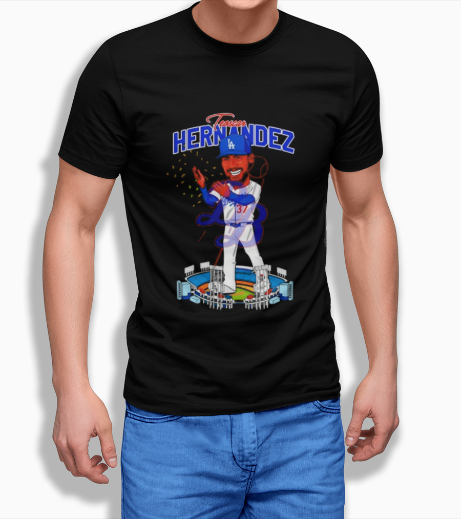 Teoscar Hernández Los Angeles Dodgers 37 MLB 2026 T-Shirt